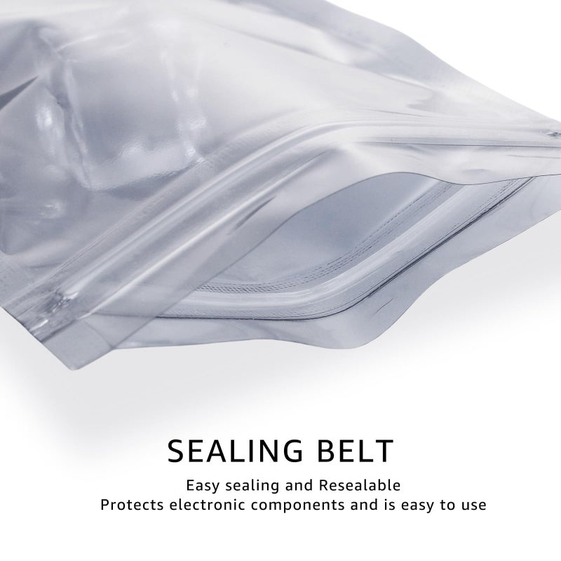 Ellbest 200pcs 3.15x4.72 inch Antistatic Bags, Resealable Ziplock ESD Shielding Bag for HDD SDD Electronic Device - Image 3